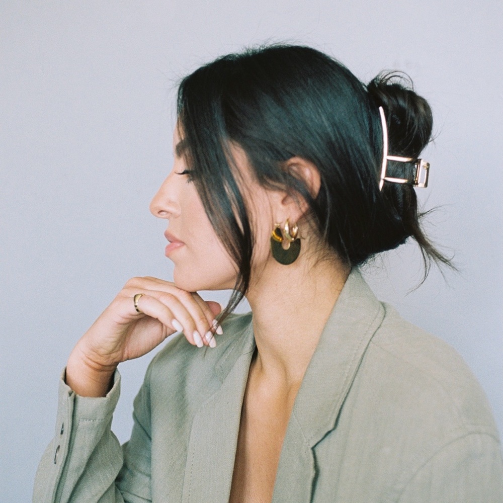 Summer Waves x Gold Statement Earrings